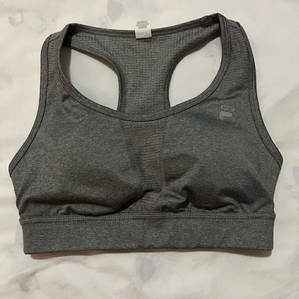 Fila pullover sports bra Womens Gray XS